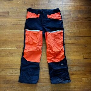 O´Neill Mens Ski Snowboard Pants Black Orange 20K Waterproof Breathable Size S